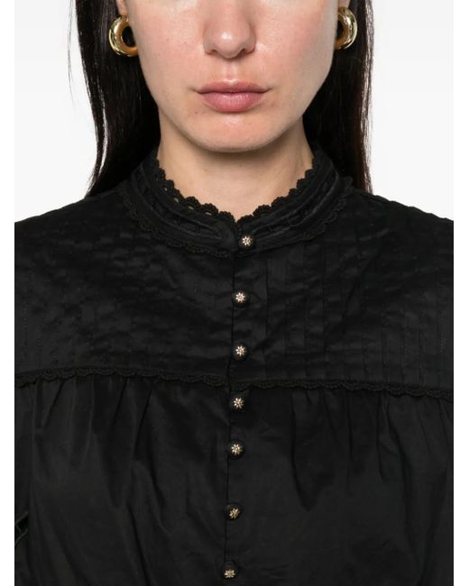 Farm Rio Black Cotton Shirt