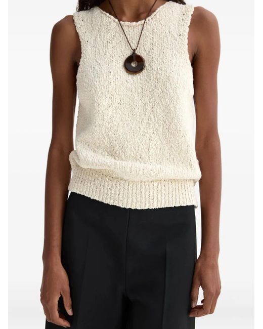 Rohe Natural Textured Sleeveless Top