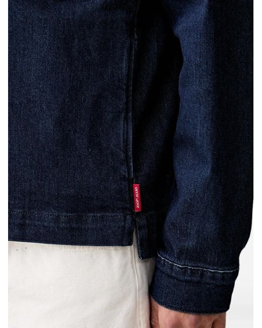Joop! Blue Chest-Pocket Denim Jacket for men