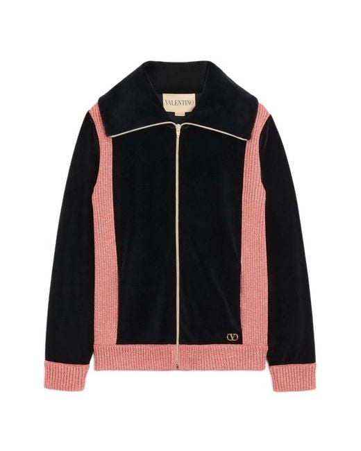Valentino Garavani Black Jersey Sweatshirt