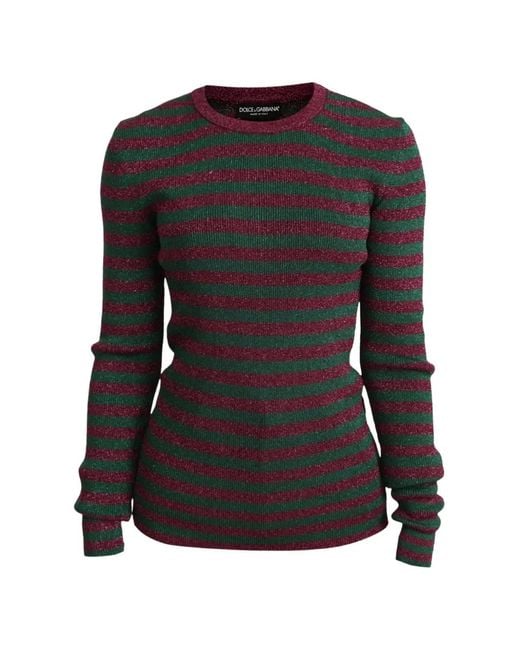 Pull À Rayures Dolce & Gabbana en coloris Black