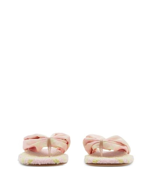 Burberry Pink Flip Flops