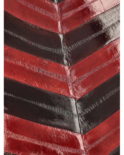 Fendi Red Medium Peekaboo Soft Shoulder Bag