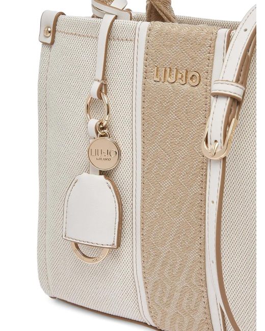 Liu Jo White Small Jacquard Bag