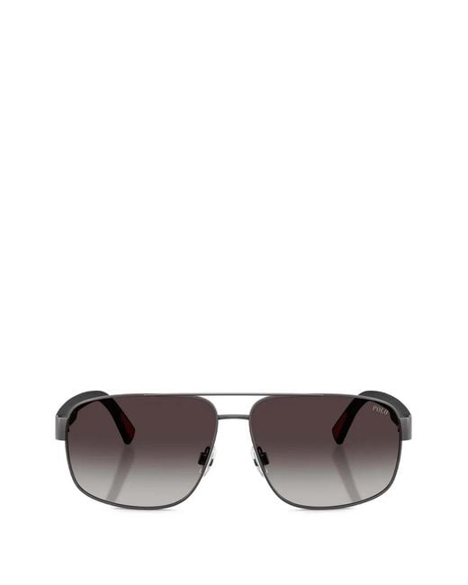 Polo Ralph Lauren Gray Ph3165 Sunglasses for men