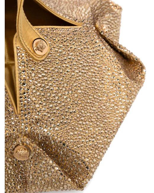 Versace Natural Mini Protea Tote Bag