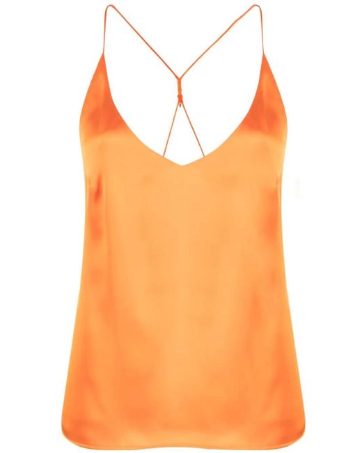 Blanca Vita Orange Klassisches Spaghettitop