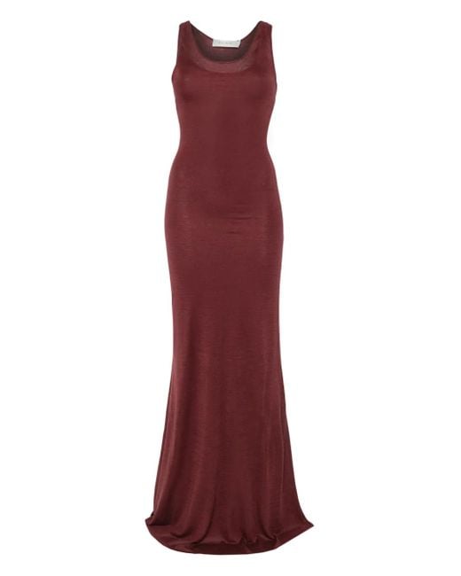 AYA MUSE Red Sleeveless Maxi Dress