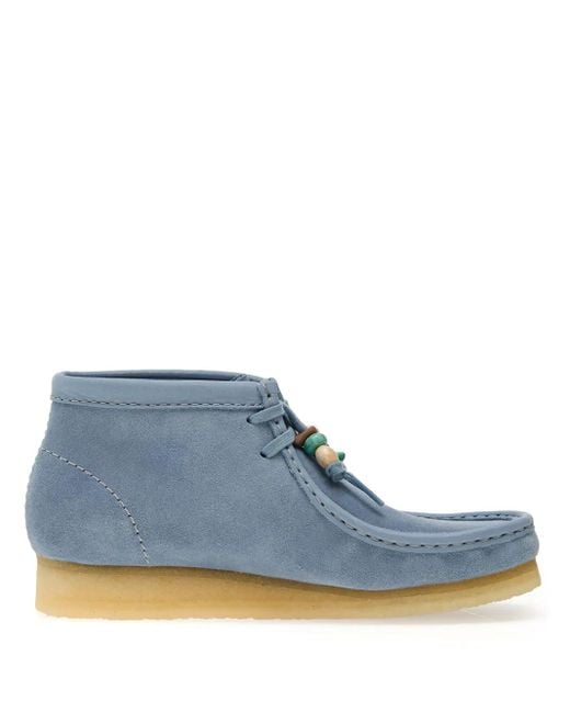 Bottines Wallabee Clarks en coloris Blue