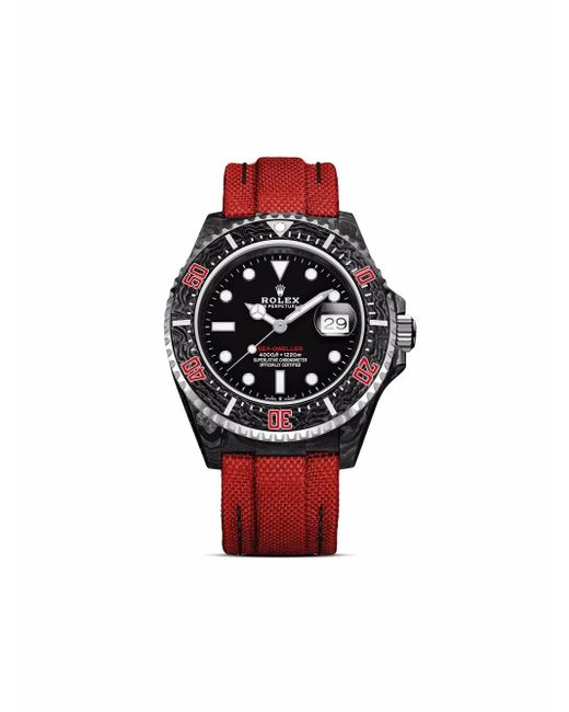 Montre Diw Sea-Dweller 43 Mm Personnalisée DiW (Designa Individual Watches) en coloris Red