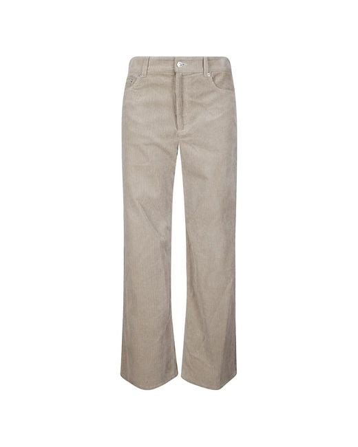 A.P.C. Gray Clyde Corduroy Trousers