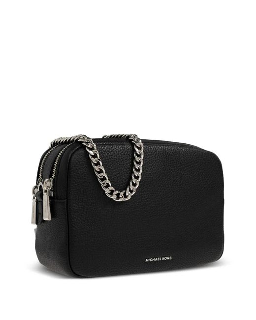 MICHAEL Michael Kors Black Medium Bryant Leather Shoulder Bag