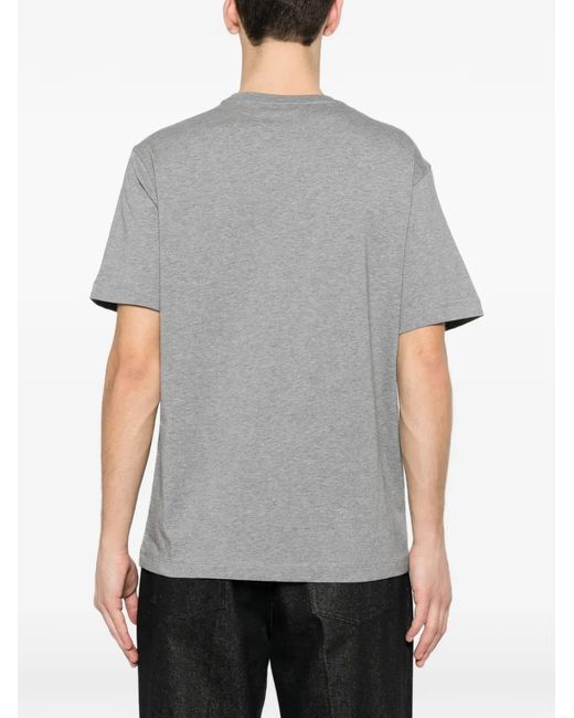 Emporio Armani Gray Graphic T-Shirt for men