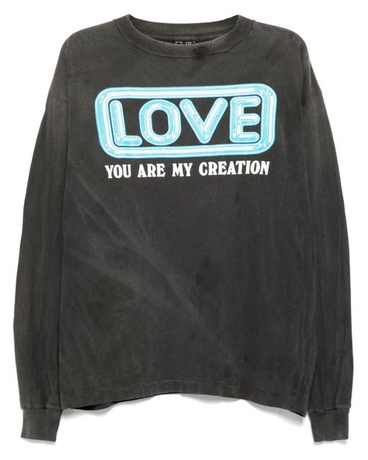 SAINT Mxxxxxx Gray Long-Sleeves T-Shirt for men