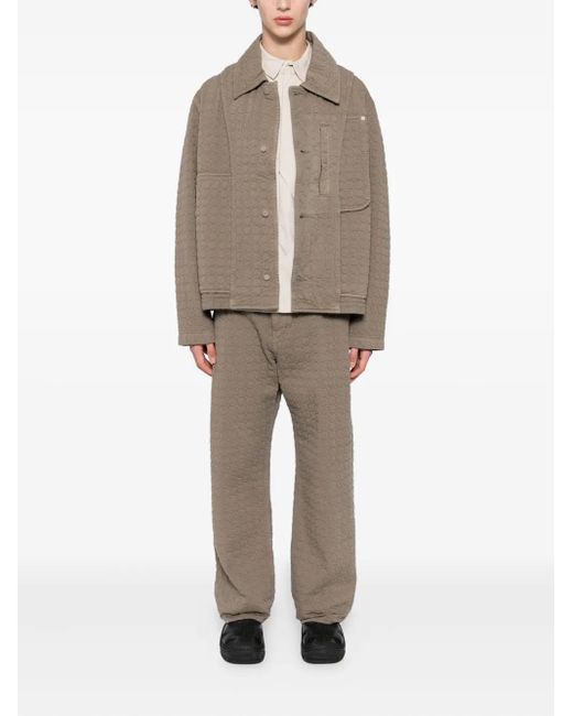 Craig Green Brown Circle-Quilted Jacket for men