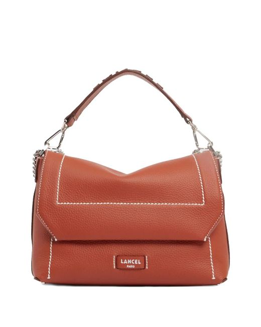 Lancel Red Mittelgroßer Ninon Soft Tote Bag