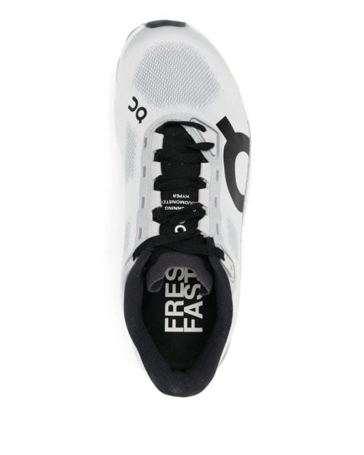 On Shoes White Cloudmster Hyper Sneakers