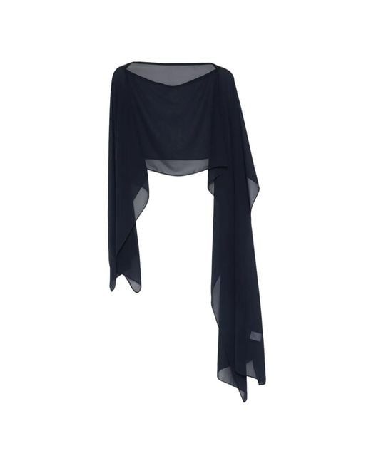 Gianluca Capannolo Blue Sheer Scarf