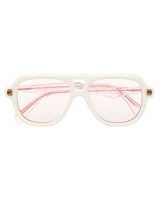 Gafas de sol con montura cuadrada Kuboraum de color Pink