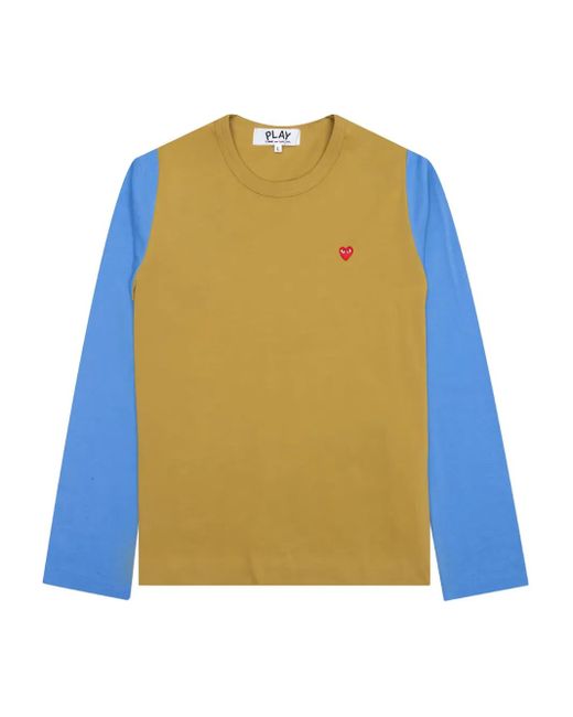 COMME DES GARÇONS PLAY Green Heart-Logo T-Shirt