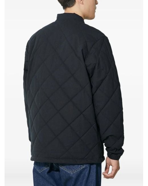 Columbia Blue Rad Padded Quilted Diamond-Pattern Jacket for men