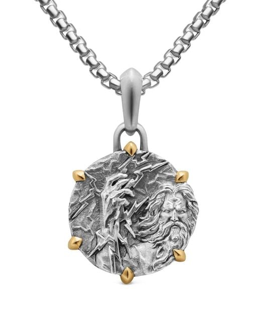 David Yurman Metallic Zeus Amulet for men