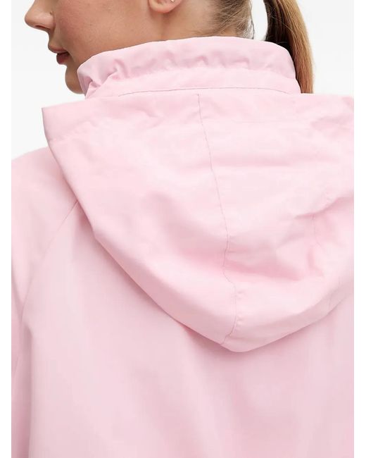 P.E Nation Pink Drawstring Hooded Jacket