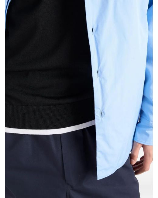 Prada Black Sophisticated Crew Neck Sweater for men