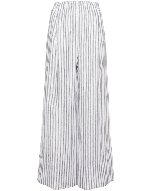 Pantalon Fernando En Lin Reformation en coloris White