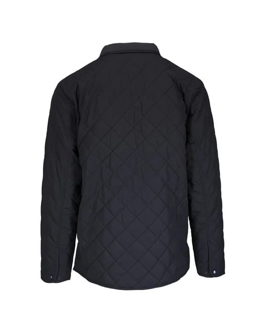 Peter Millar Blue Quilted Button Jacket for men