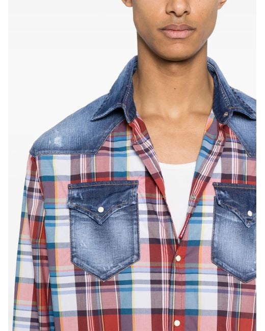 DSquared² Blue Shirts for men