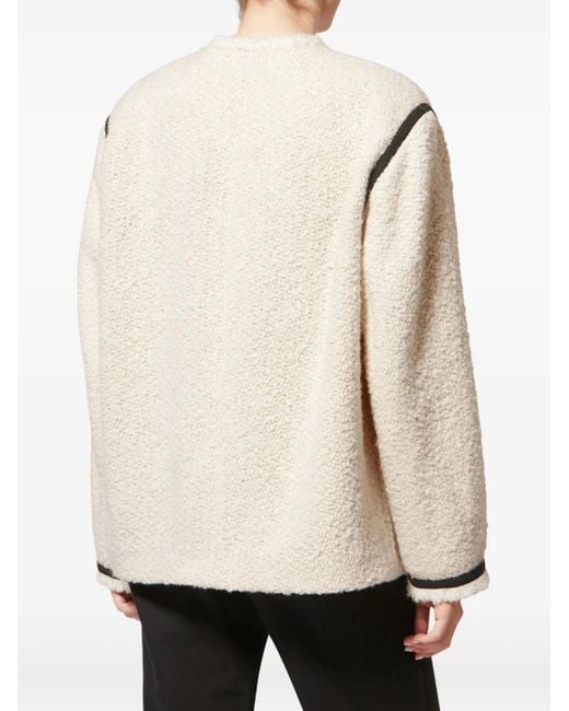 Isabel Marant Natural Maylin Wool Blend Jacket