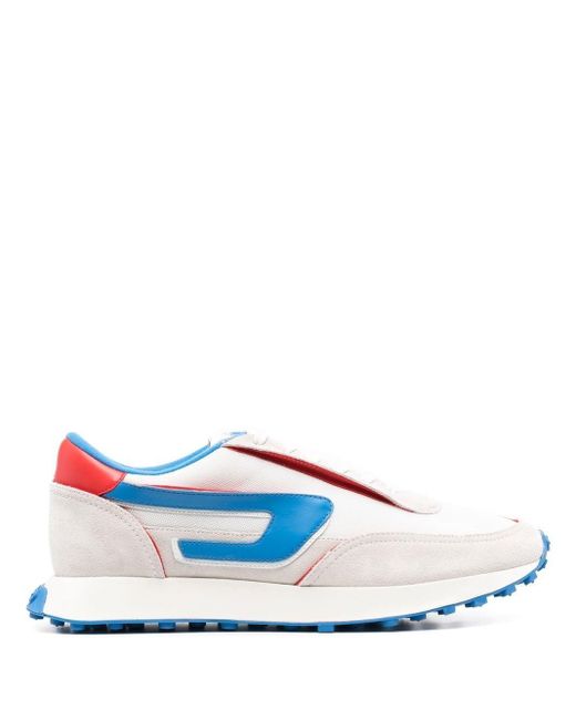 DIESEL Logo Colour-block Sneakers in 