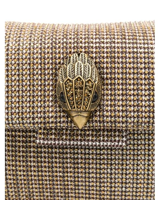 Kurt Geiger Natural Mini Kensington Crystal-Embellished Crossbody Bag