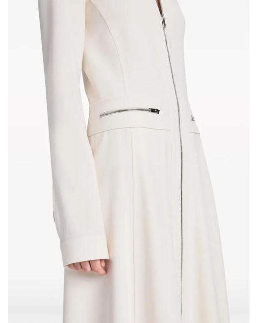 Proenza Schouler White Joanne Panelled Crepe Maxi Dress