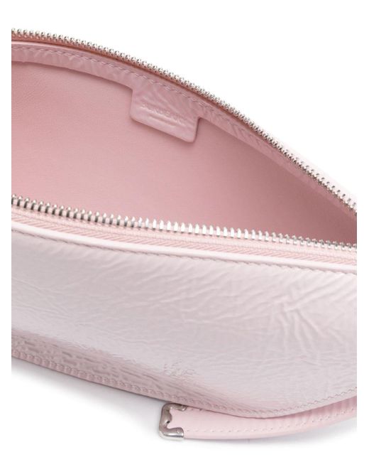 Bolso de hombro Sling Shield mini Burberry de color Pink