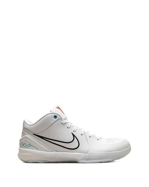 Nike White Zoom Kobe 4 Protro Sneakers for men