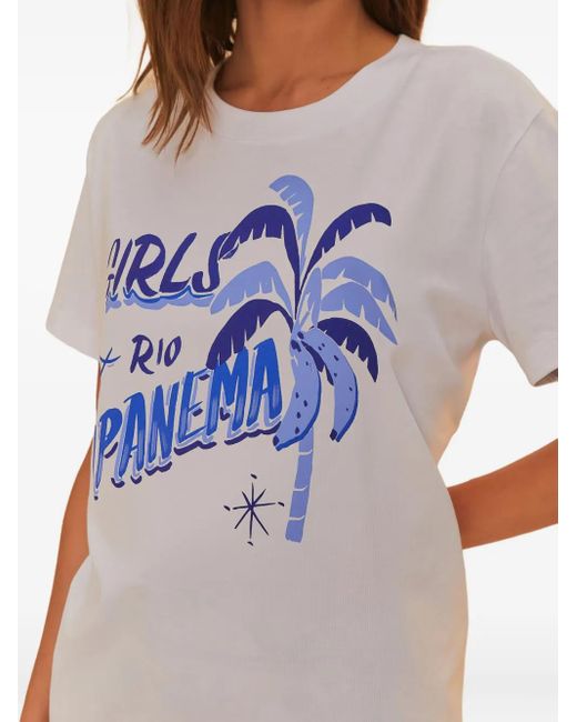 T-Shirt Girls Rio Ipanema Farm Rio en coloris Gray