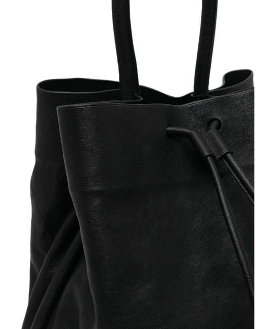 Uma Wang Black Large Sac Tote Bag for men