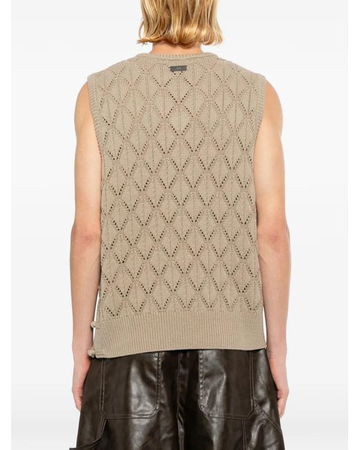 TEAM WANG design Natural Reset Knitted Vest