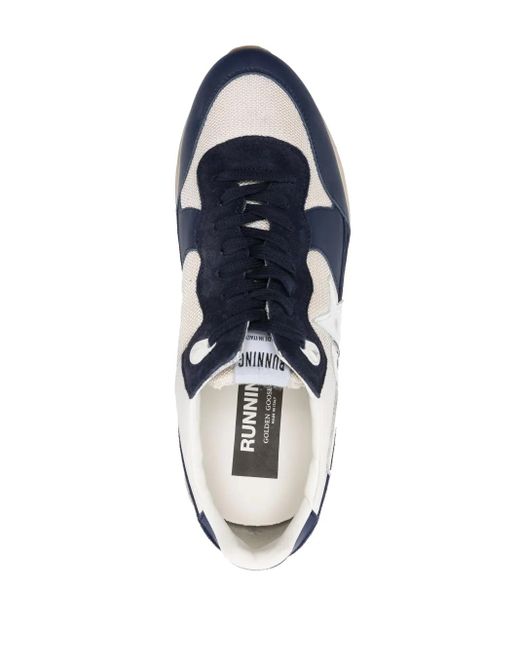 Golden Goose Deluxe Brand Blue Super-Star Sneakers for men