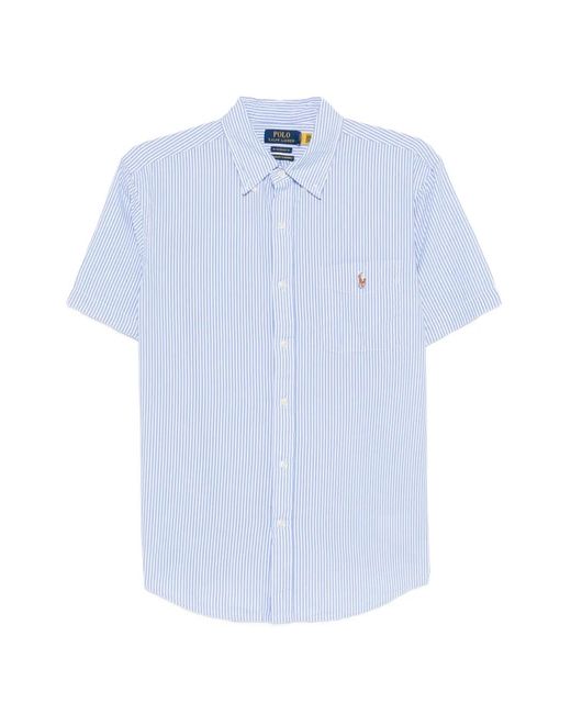 Polo Ralph Lauren Blue Woven Sport Shirt For for men