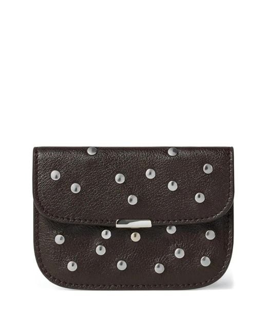 Lemaire Black Studed Card Holder