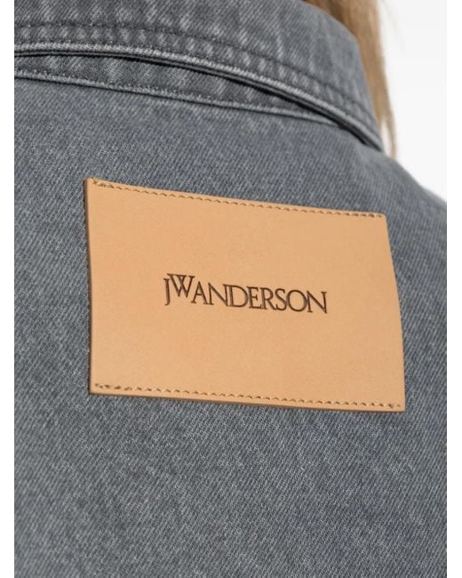 J.W. Anderson ボタン パッチポケット シャツ Gray