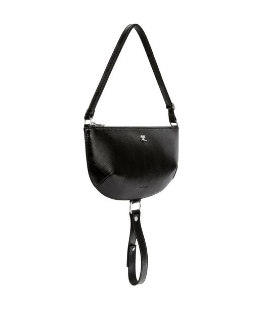 Courreges Black Holy Eclipse Schultertasche