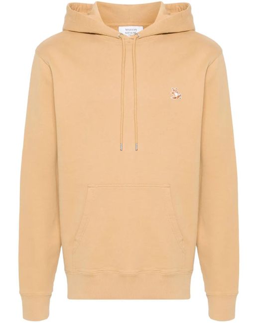 Maison Kitsuné Natural Chillax-Patch Hoodie for men