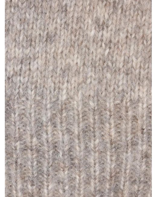 Monitaly Gray Crew-Neck Sweater for men