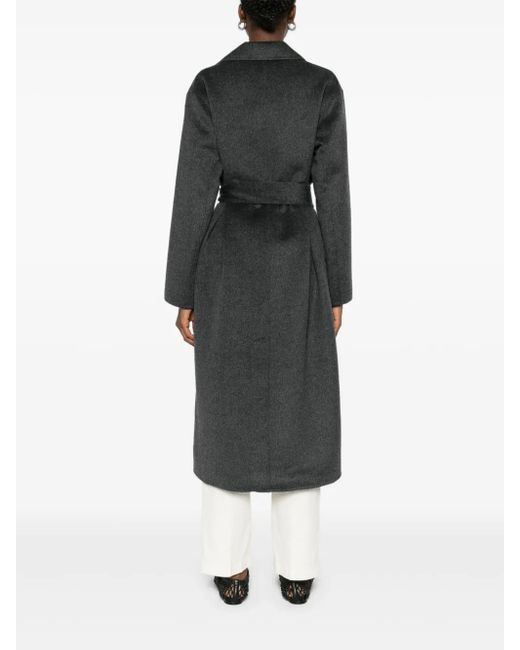 Aspesi Black Belted Coat