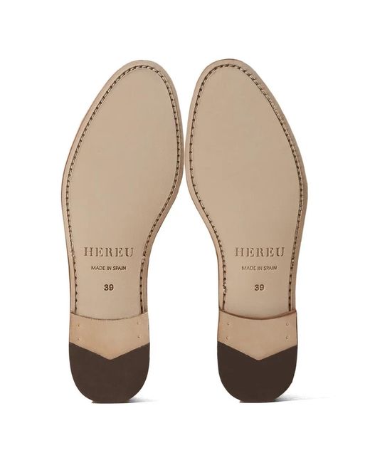 Hereu White Lorea Mary Jane Loafers