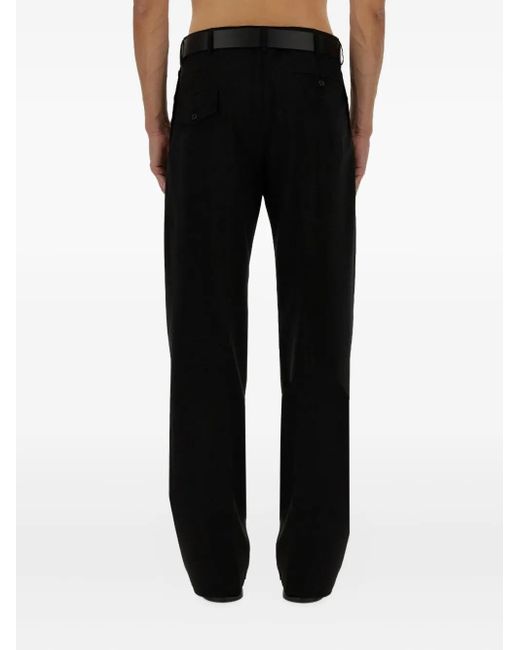 Moschino Black Tailored Trousers for men